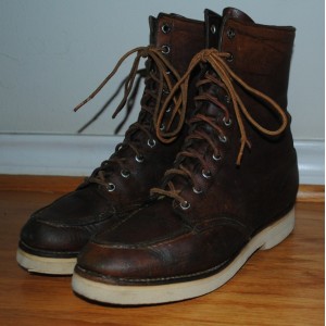 推定1950年代 Red Wing 最初期アイリッシュセッター 刺繍タグ クレープソール 6.5C
